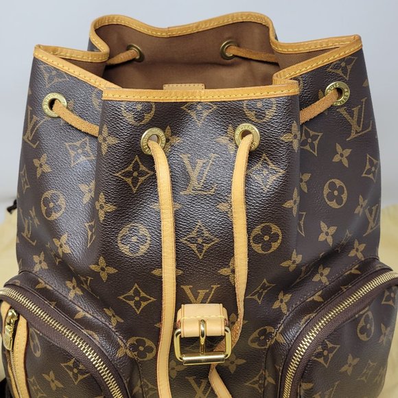 LOUIS VUITTON Monogram Canvas Backpack Sac Ad Bosp - Picture 13 of 16